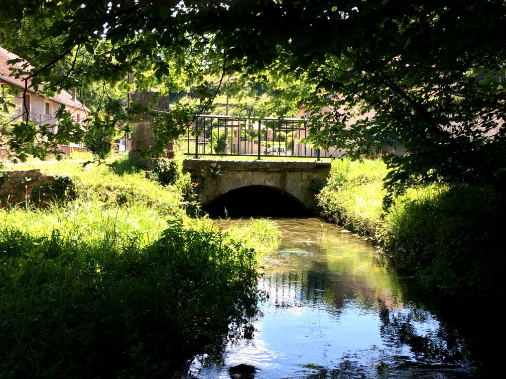 La rivière "La Morthe" au hameau de Roche